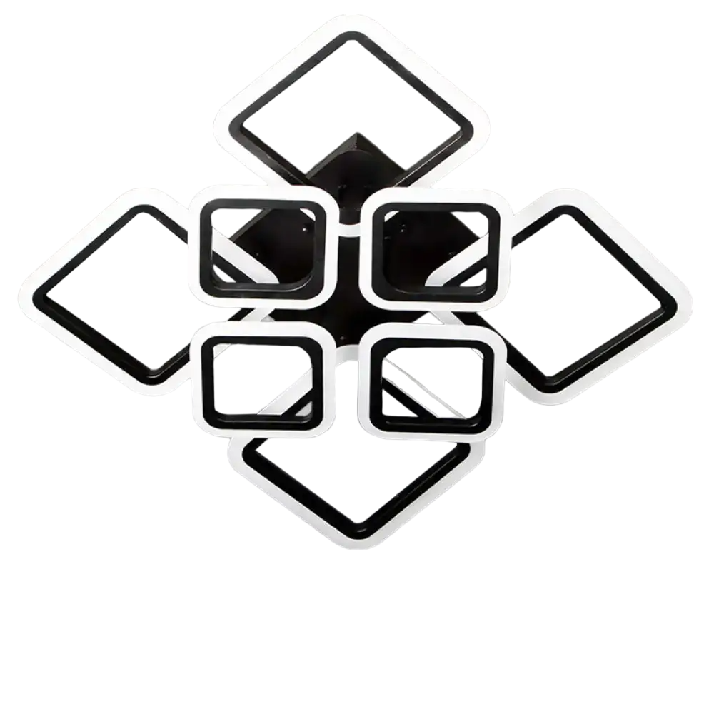Люстра светодиодная Svet SY-5331/4+4 BK DIMMER 192W Черный