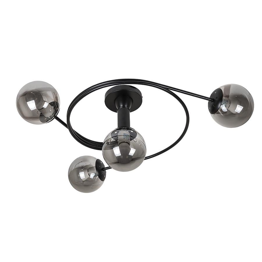 Люстра 761LX04-4 BK+BK Чорний (LVS3049) - фото 1 Люстра 761LX04-4 BK+BK Чорний (LVS3049) - фото 1