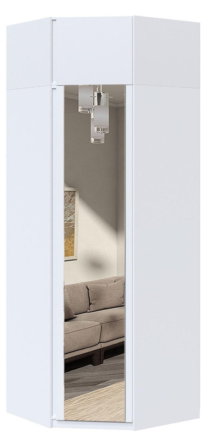 Шафа кутова в передпокій Майстер Форм Брайт 850х520х2400 мм Німфея альба (32284) Шафа кутова в передпокій Майстер Форм Брайт 850х520х2400 мм Німфея альба (32284)