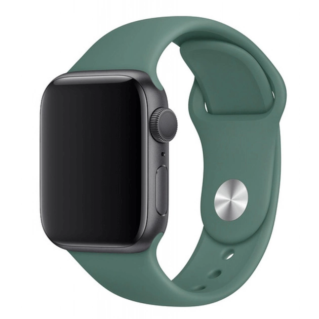 Ремешок силиконовый Sport Band для Apple Watch 38/40/41 мм Pine Green (212-00506) Ремешок силиконовый Sport Band для Apple Watch 38/40/41 мм Pine Green (212-00506)