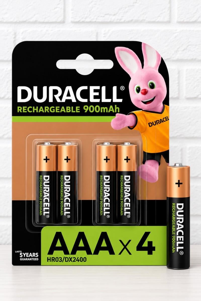 Аккумулятор Duracell 4 шт. AAA R03 900 mAh Аккумулятор Duracell 4 шт. AAA R03 900 mAh