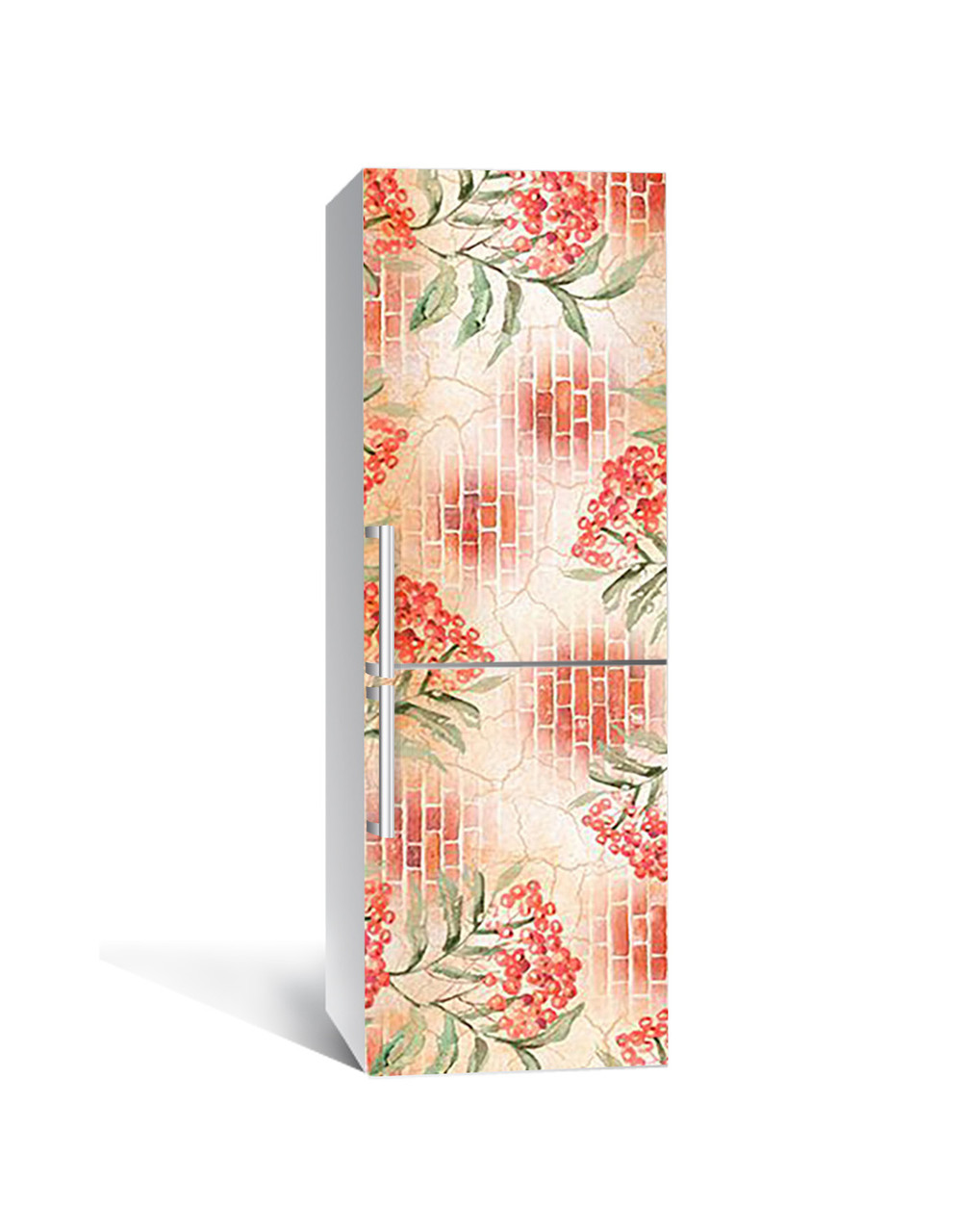 Наклейка 3D на холодильник Zatarga Рябиновый костер 650х2000 мм (1323453935)