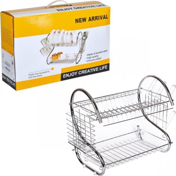 Сушилка для посуды 2-ярусная Enjoying A Creative Life (N-1093)
