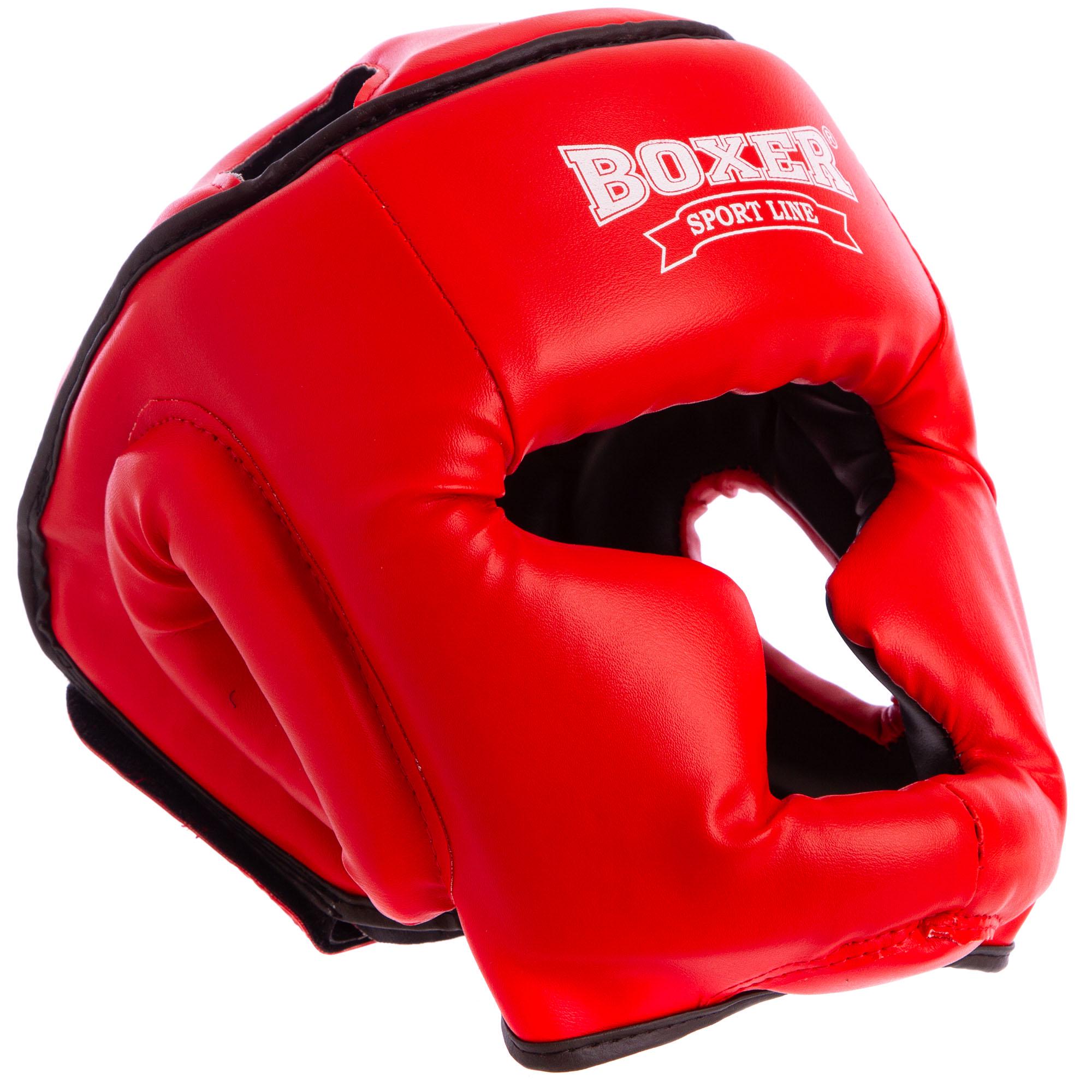 Шлем боксерский с полной защитой BOXER 2036 L Красный (33229041)
