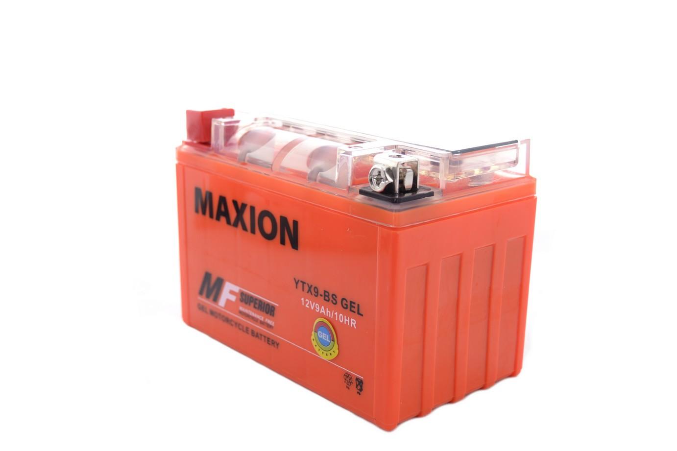 Мото аккумулятор MAXION GEL 6СТ-9Ah Аз 12В 120А EN YTX9-BS (29912) - фото 4 Мото аккумулятор MAXION GEL 6СТ-9Ah Аз 12В 120А EN YTX9-BS (29912) - фото 4