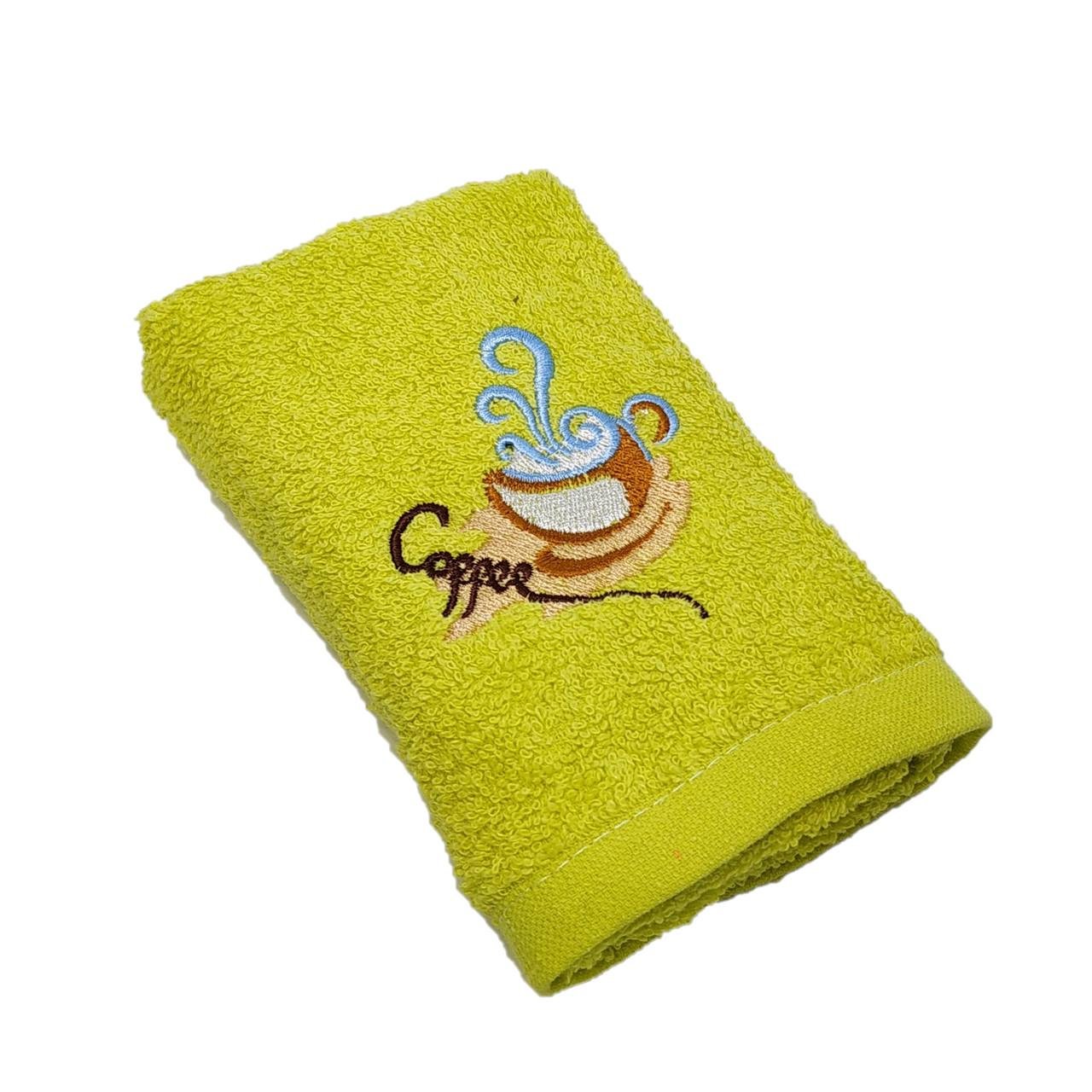 Рушник для кухні Luxyart махровий 35х70 см Оливковий (L221)