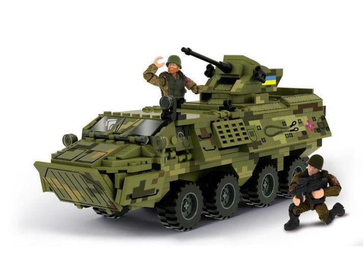Конструктор IBlock PL-921-423 БТР-4 Буцефал 389 деталей (7205)