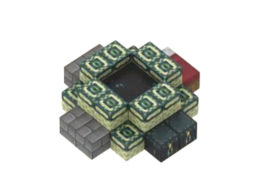 Конструктор дитячий магнітний Minecraft Кінцевий портал 32 будівельних блоків і 1 фігурка (2570451450)