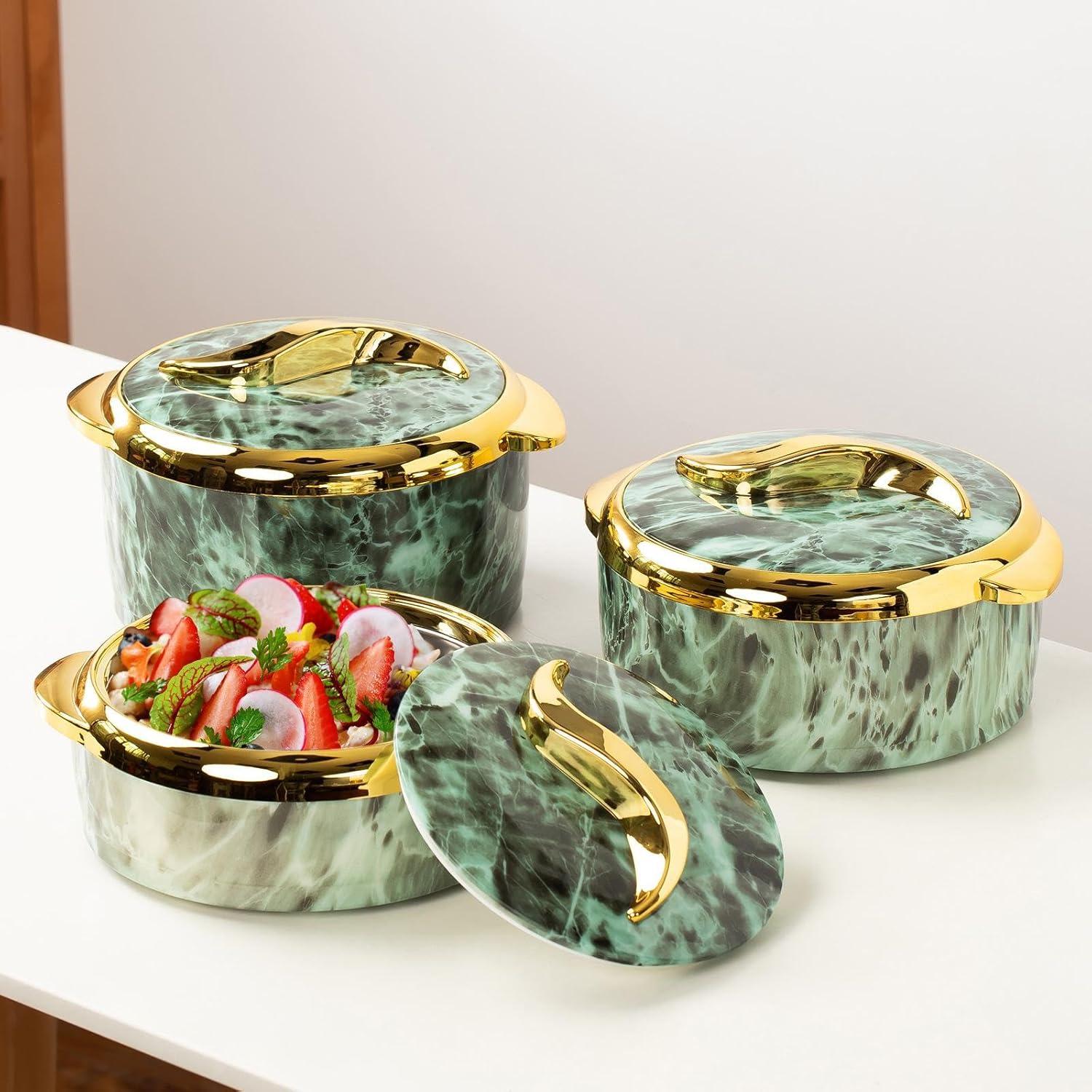 Набор термоконтейнеров 3в1 для сервировки стола и хранения горячей и холодной еды 25-2-15 л