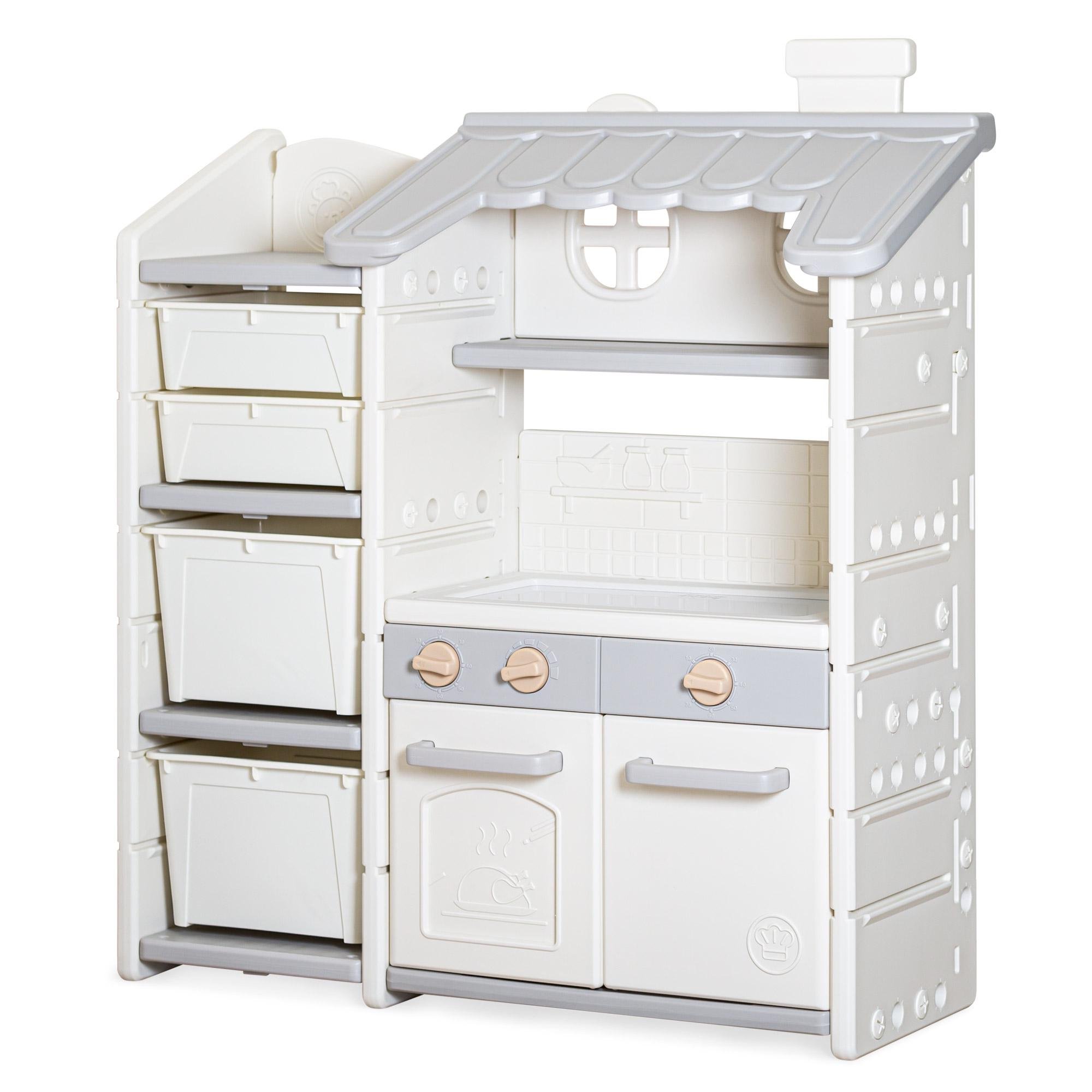 Стеллаж Mealux Chef White/Gray (арт. KD-E153 White/Gray)