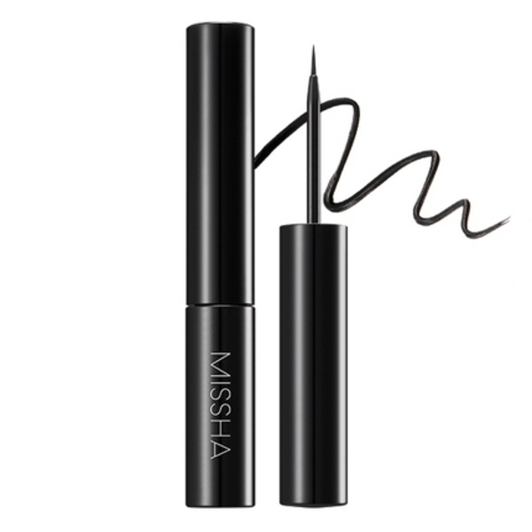 Підводка Missha Liquid Sharp Eyeliner рідка водостійка для очей з фетровим пензликом Black