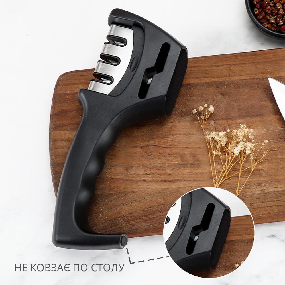 Точилка ручная Knife&Scissors Sharpener для заточки ножей и ножниц (847925-02) - фото 7