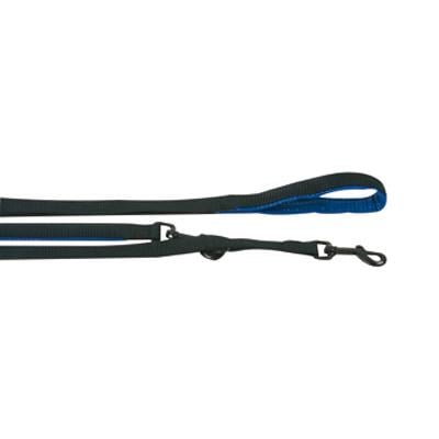 Поводок-перестежка для собак Training Lead Soft Grip Flamingo 2 м 2 см Черный/Синий (5400274724889)