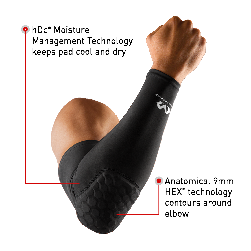 Баскетбольный рукав с защитой McDavid HexPad Power Shooter Arm Sleeve L (480_91) - фото 2