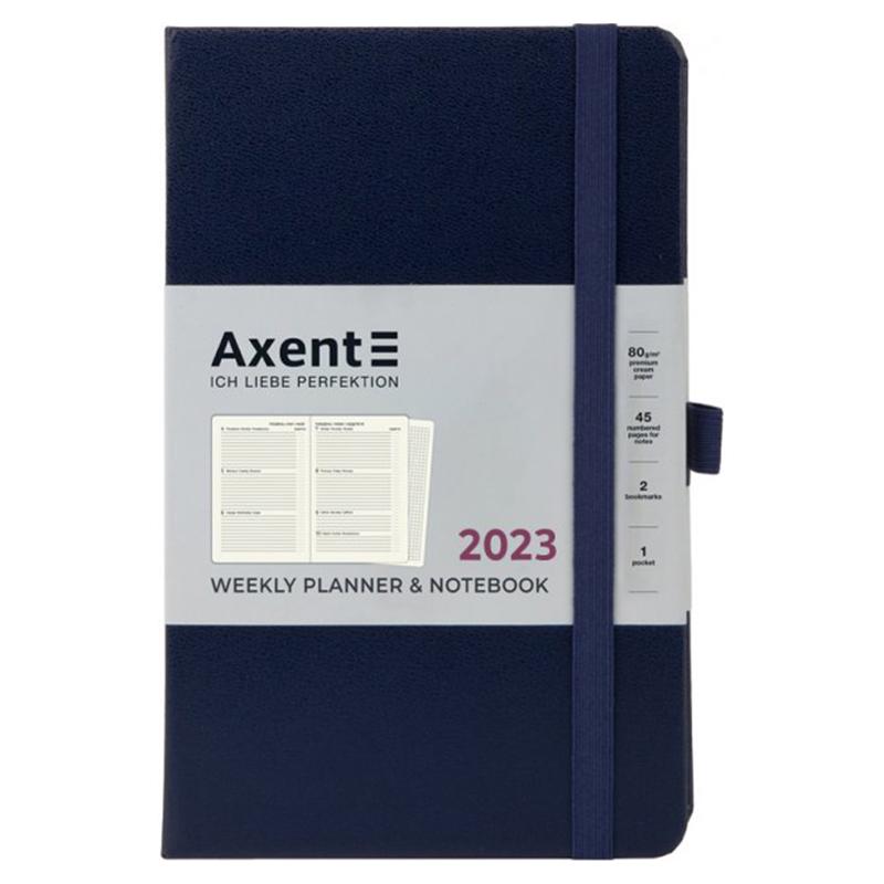 Еженедельник Axent 2023 Partner Strong 125х195 Черный (8505-23-02-A)