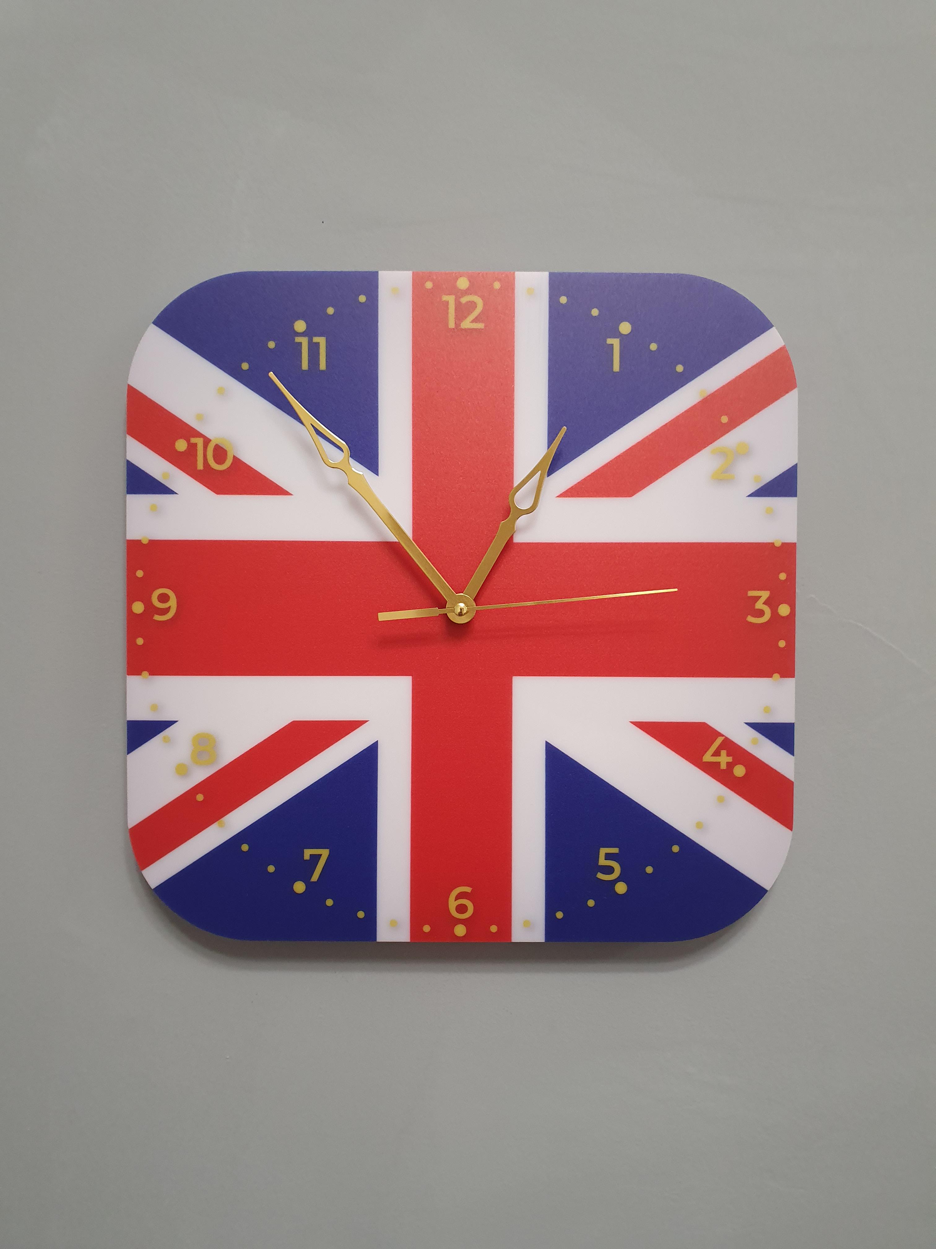 Часы настенные флаг Великобритании (3653)
