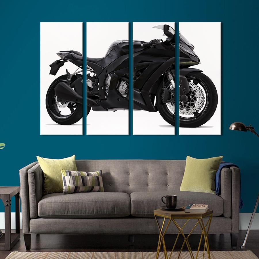 Картина на холсте Роскошный байк Kawasaki Ninja 400 149x93 см (1240-41)