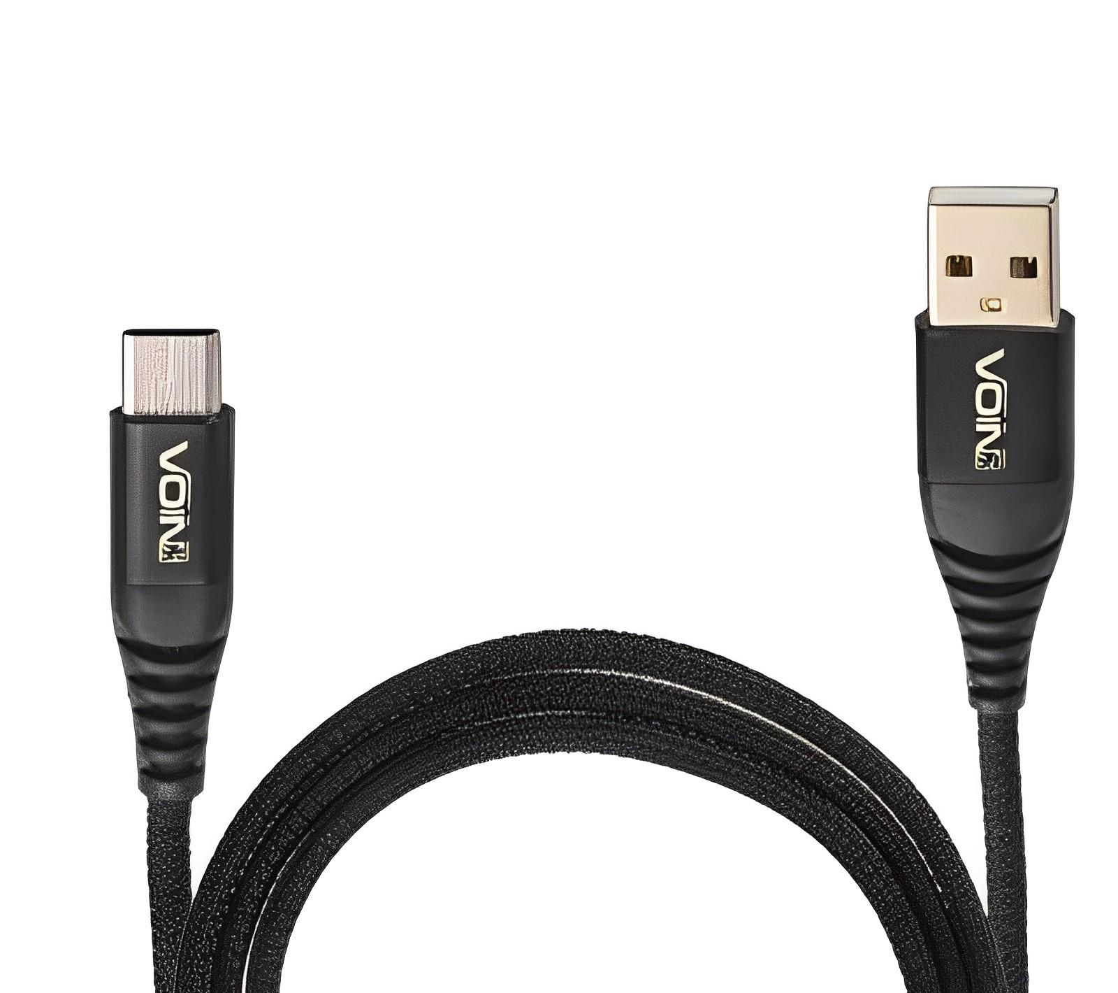 Кабель Voin CC-4201C BK USB-Type C 3 А 1 м Black (CC-4201C BK)