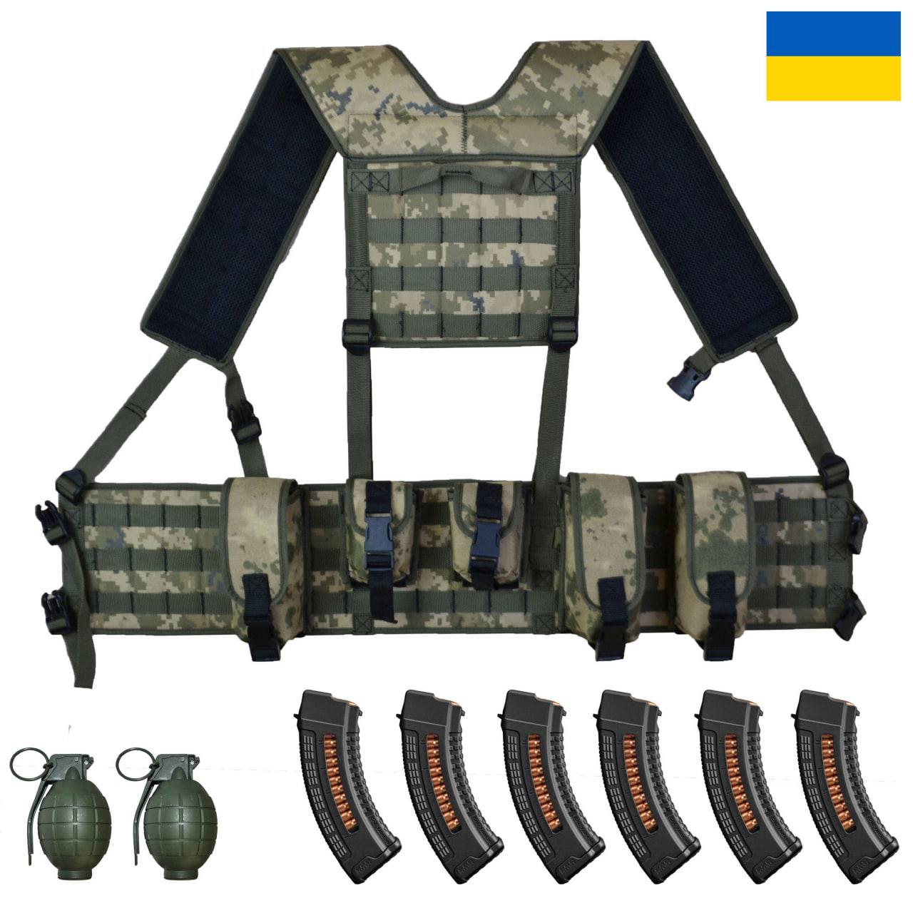 Розвантажувальний пояс РПС без підсумків Піксель - фото 5 Розвантажувальний пояс РПС без підсумків Піксель - фото 5