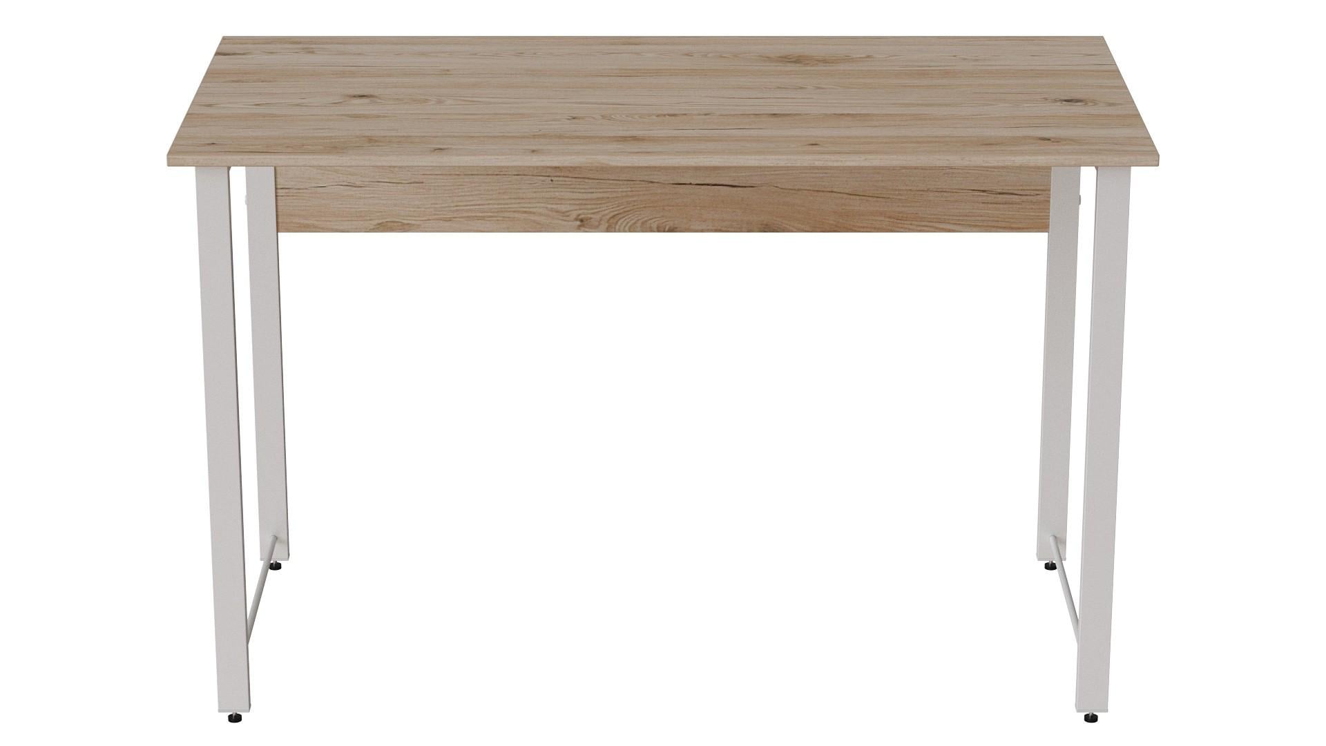 Компьютерный стол Ferrum-decor Курт ДСП 32 мм 75x140x70 см Белый/Дуб Сан-Марино (FRD-102254)