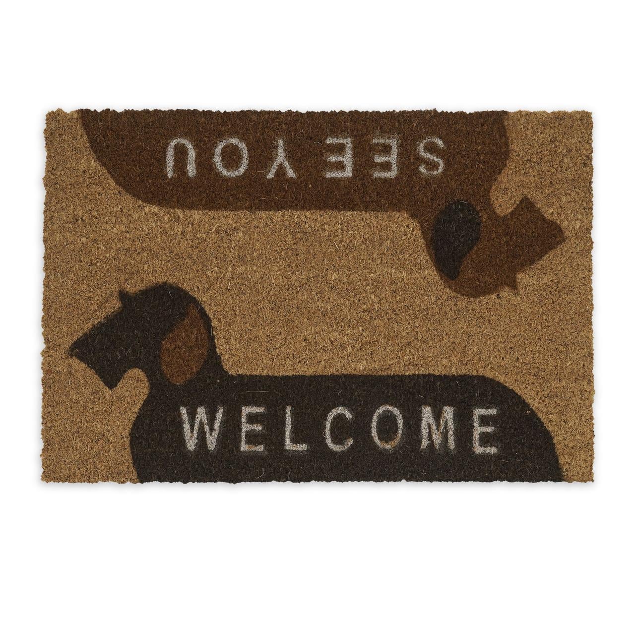 Коврик Relaxdays Welcome-See You кокосовое волокно 60x40 см (10039048)