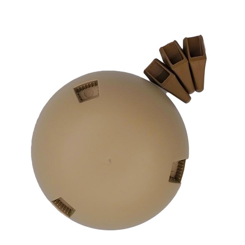 Горшок для цветов Serinova Ufo 10 л 2 шт. Кремовый - фото 3 Горшок для цветов Serinova Ufo 10 л 2 шт. Кремовый - фото 3