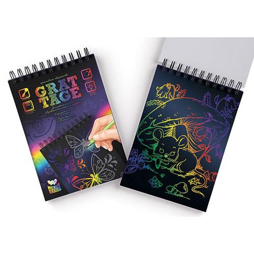 Набор для творчества GRATTAGE Danko Toys GRT-01-02 формат А5