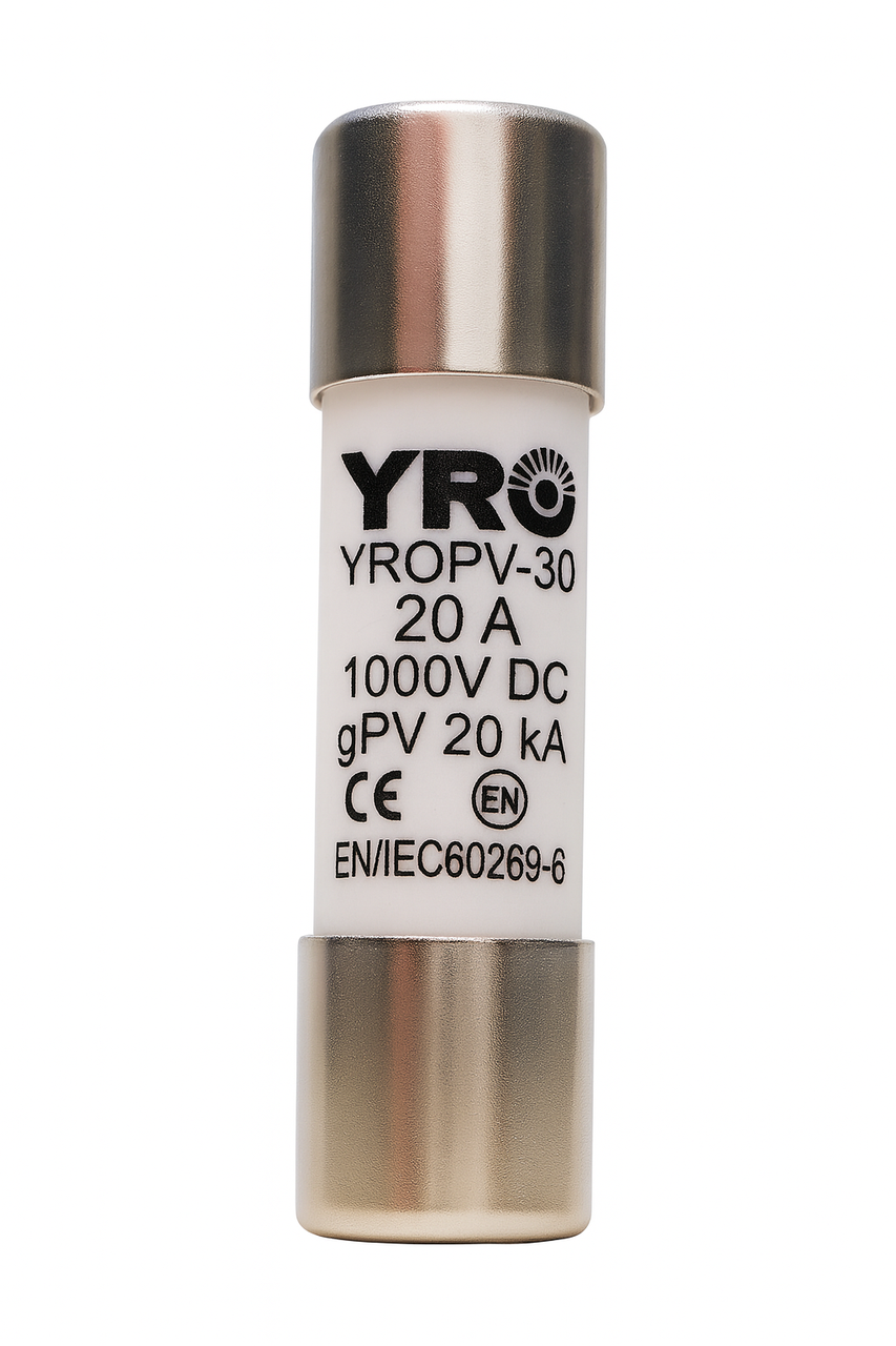 Плавкий запобіжник для сонячних панелей YRO YROPV-30 20A 1000V DC (29726108)