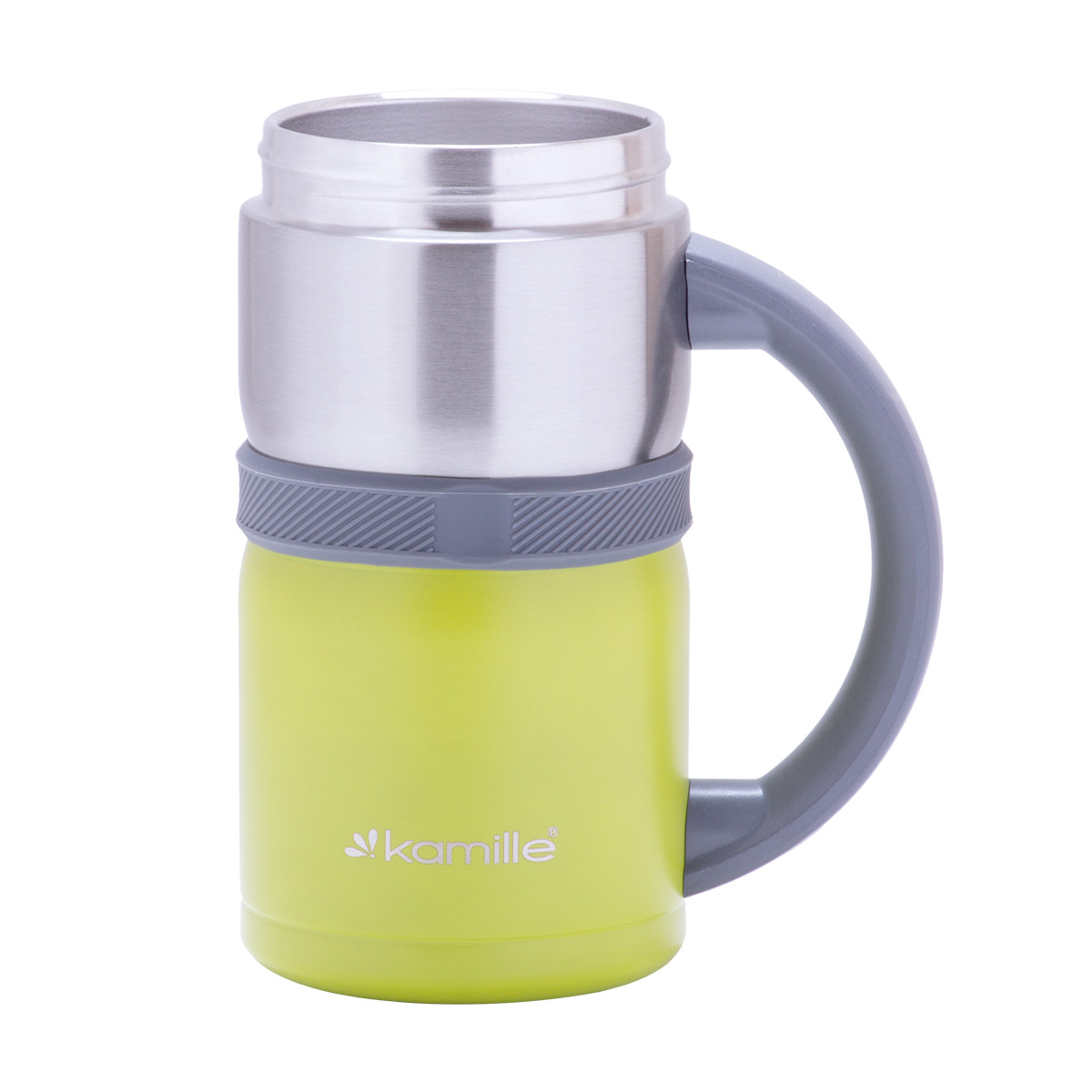 Термокружка Kamille 500 мл из нержавеющей стали Салатовый KM-2018SL