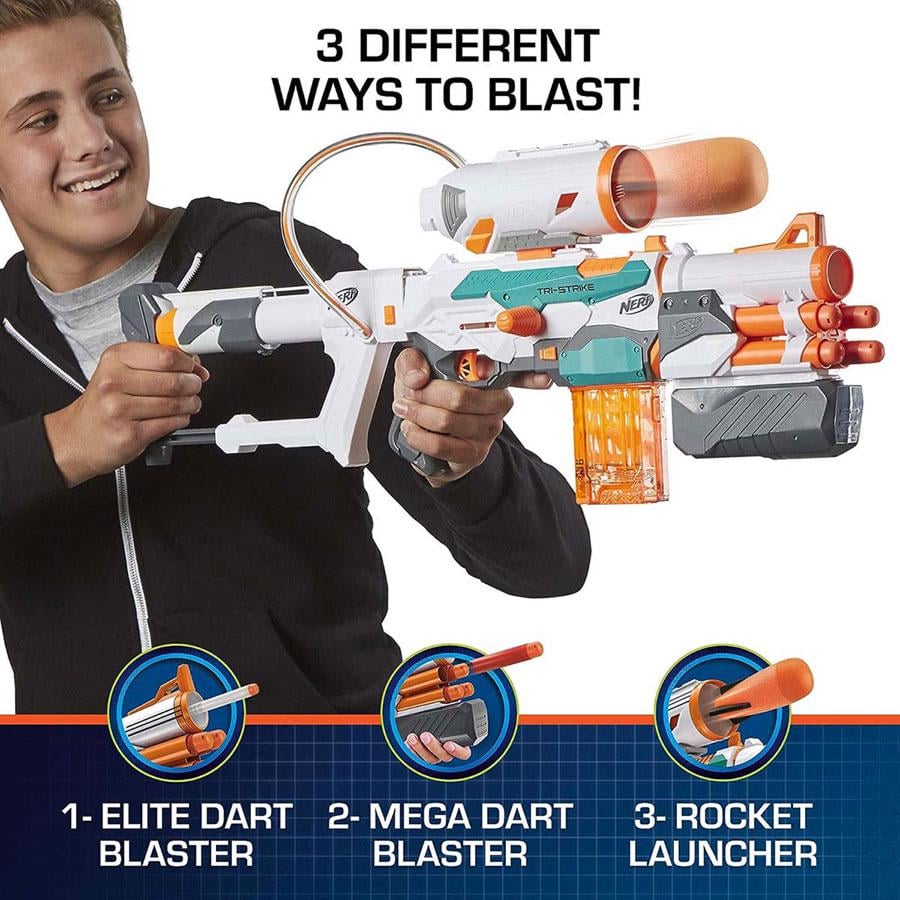Бластер Nerf Modulus Tri-Strike (B5577) - фото 7