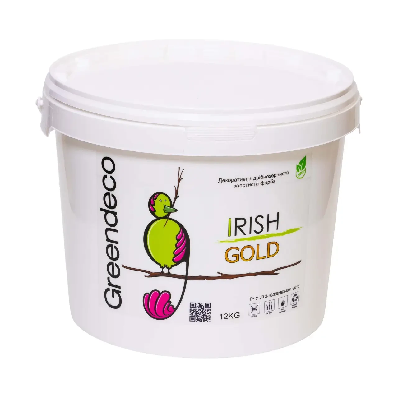 Краска декоративная Greendeco Irish Gold 12 кг