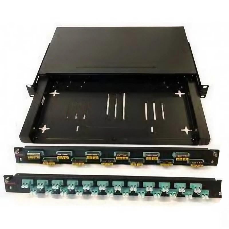 Пластина для оптической панели Molex AFR-00479-04 24 адаптера SC Duplex/LC (578270)