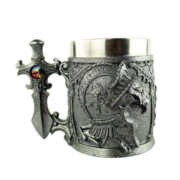 Кухоль із зображенням дракона та ручкою у вигляді меча (37344) Кухоль із зображенням дракона та ручкою у вигляді меча (37344)