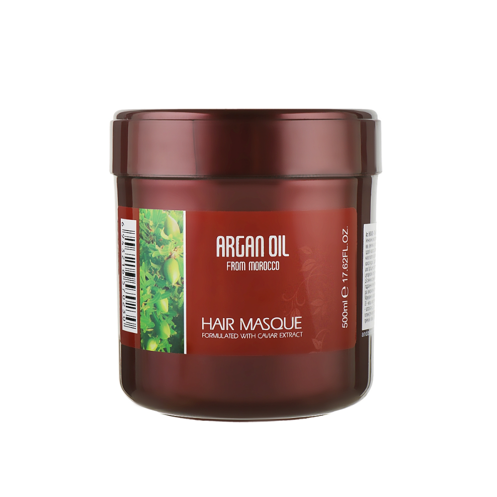Маска для волосся з екстрактом ікри Clever Hair Cosmetics Morocco Argan Oil Mask with Caviar Extract 500 мл