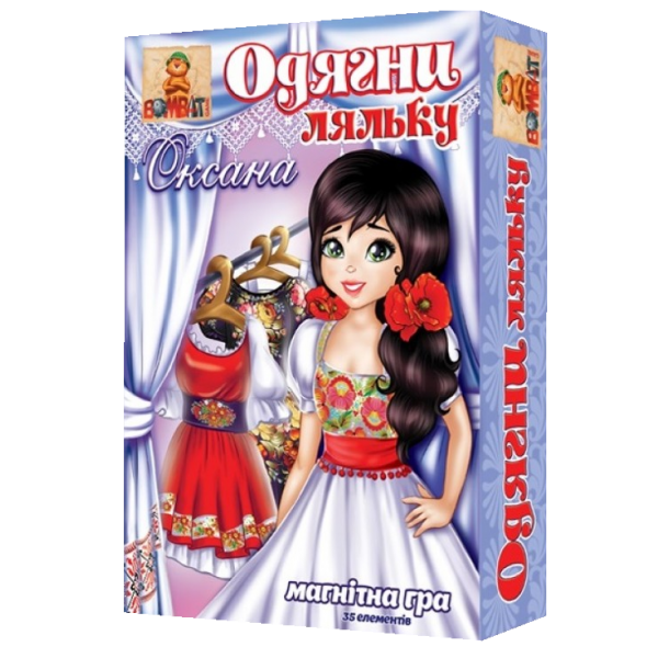 Настільна гра Bombat Game Одягни ляльку: Оксана (1210096823)
