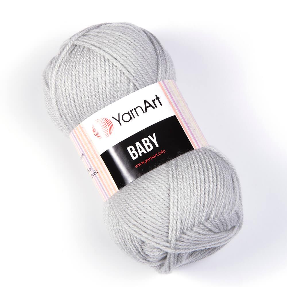 Пряжа YarnArt Baby 855 Серебряный (6031)