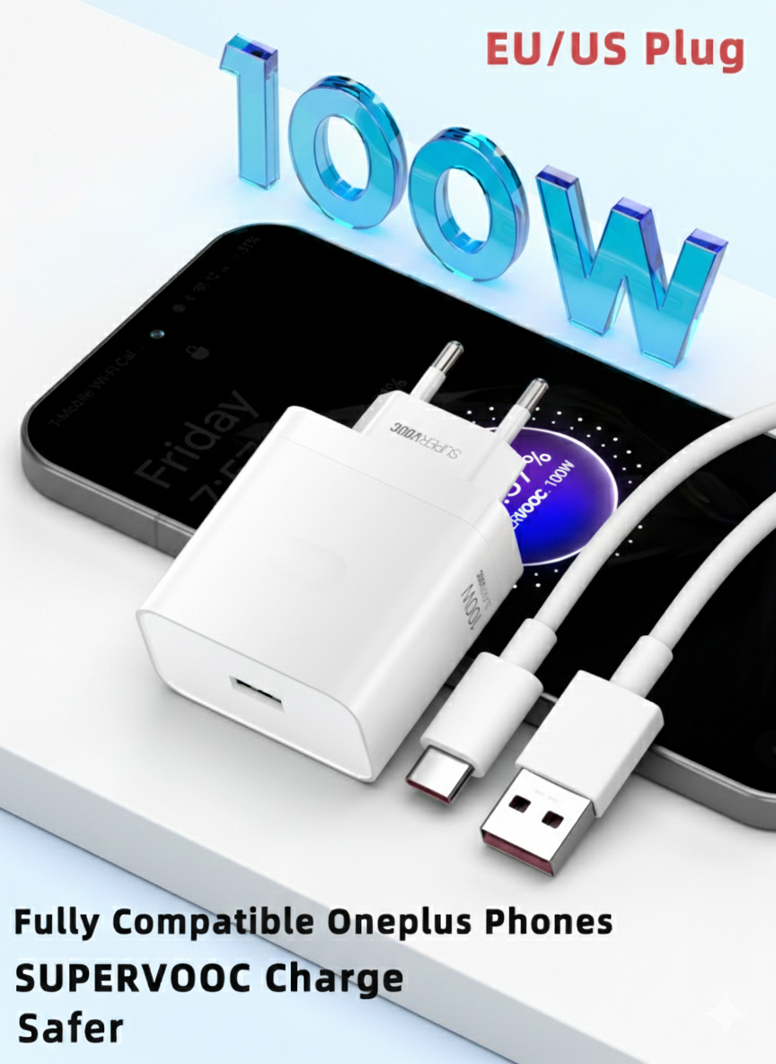 Зарядное устройство сетевое Realme SuperVOOC 100W OEM с кабелем 1 м (30773253) - фото 10 Зарядное устройство сетевое Realme SuperVOOC 100W OEM с кабелем 1 м (30773253) - фото 10