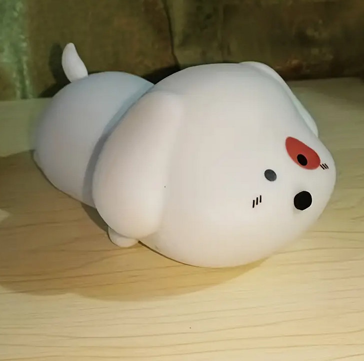 Ночник в виде собачки аккумуляторный из силикона USB (XR-2370) - фото 5 Ночник в виде собачки аккумуляторный из силикона USB (XR-2370) - фото 5