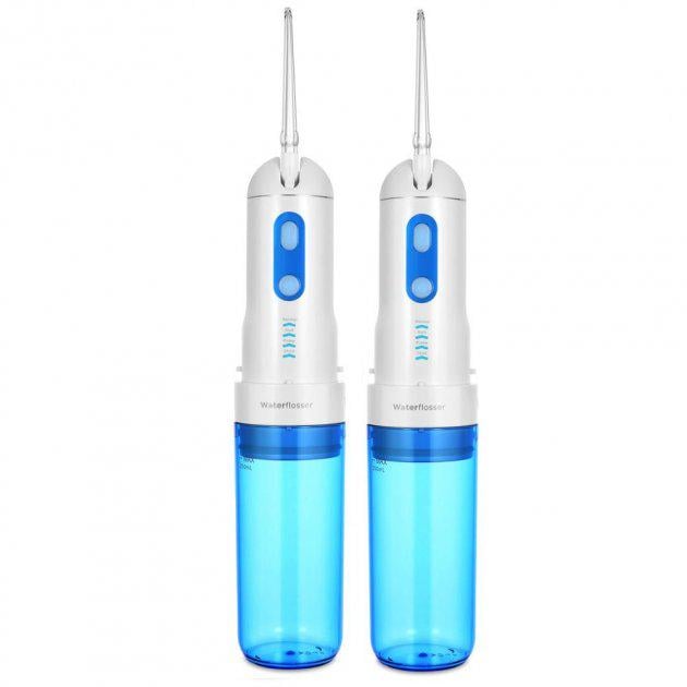 Ирригатор для ухода за полостью рта Water Flosser PR45V портативный Blue - фото 3