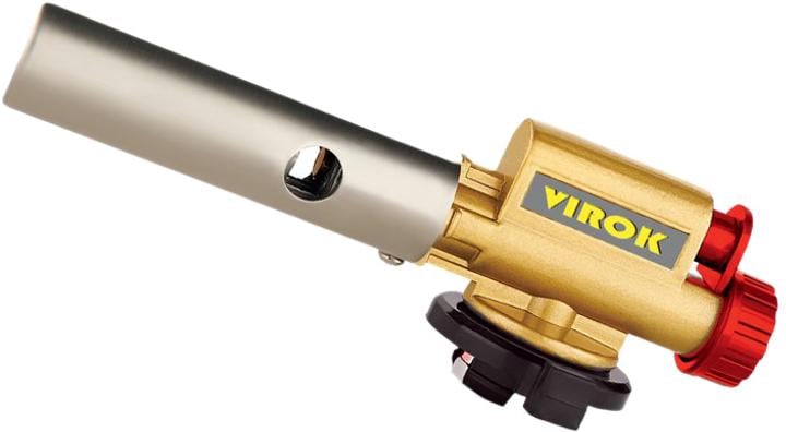 Газовий пальник Virok з цанговим з’єднанням Piezo + 360° ceramic (44V162)