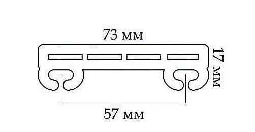 Карниз пластиковий дворядний LUX S Karniz-flex 250 см (2503763290) - фото 3 Карниз пластиковий дворядний LUX S Karniz-flex 250 см (2503763290) - фото 3