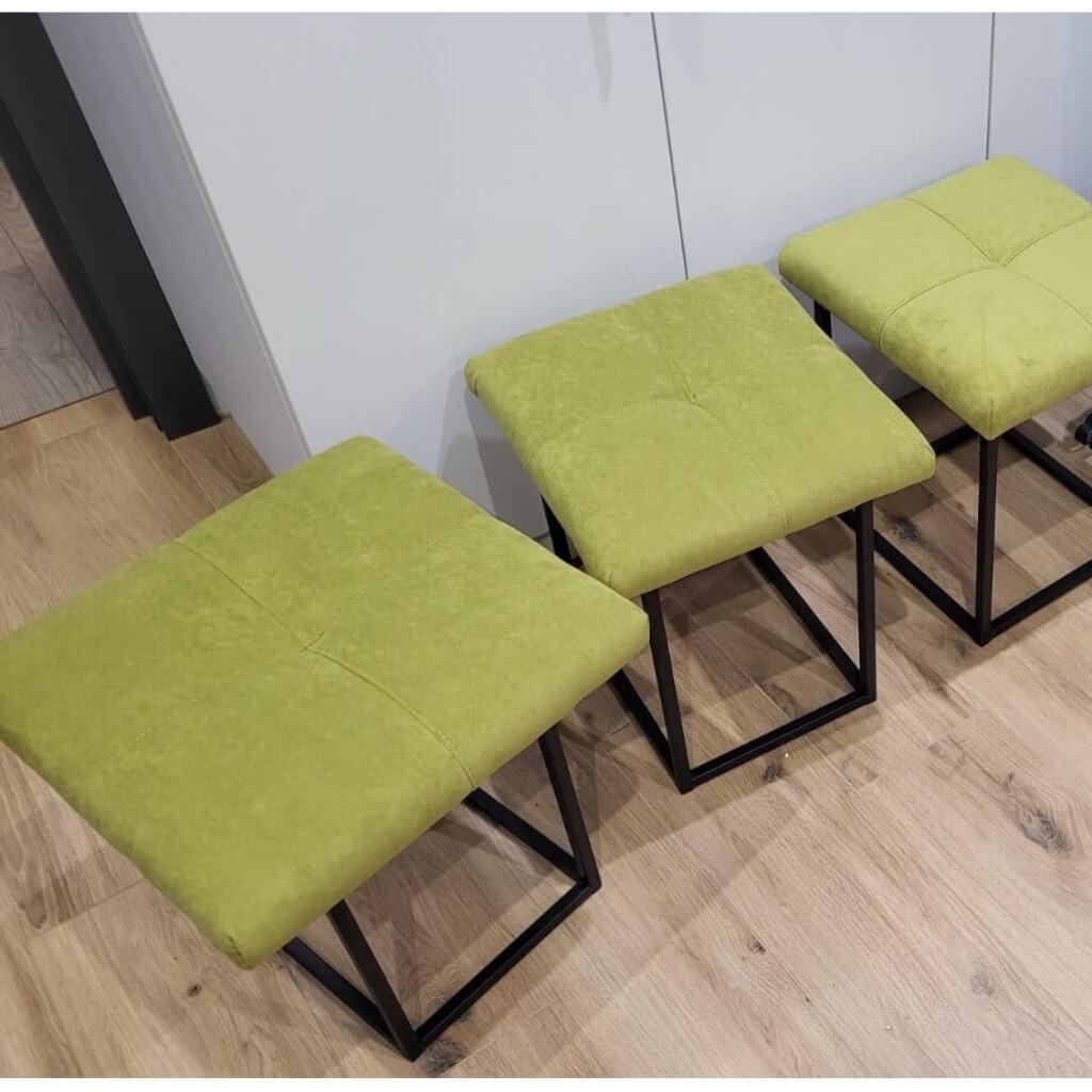 Пуф-трансформер 5в1 тканина антикіготь Смарт Уно 47х47х44 см Світло-зелений - фото 4