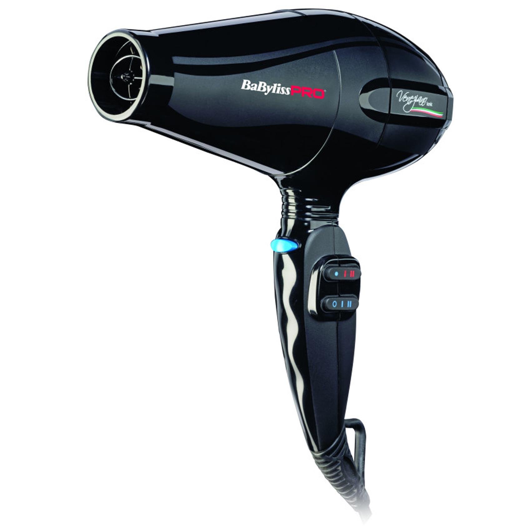 Фен для волосся BaByliss PRO Veneziano Ionic BAB6610INRE з іонізацією 2200 Вт Чорний (5676)