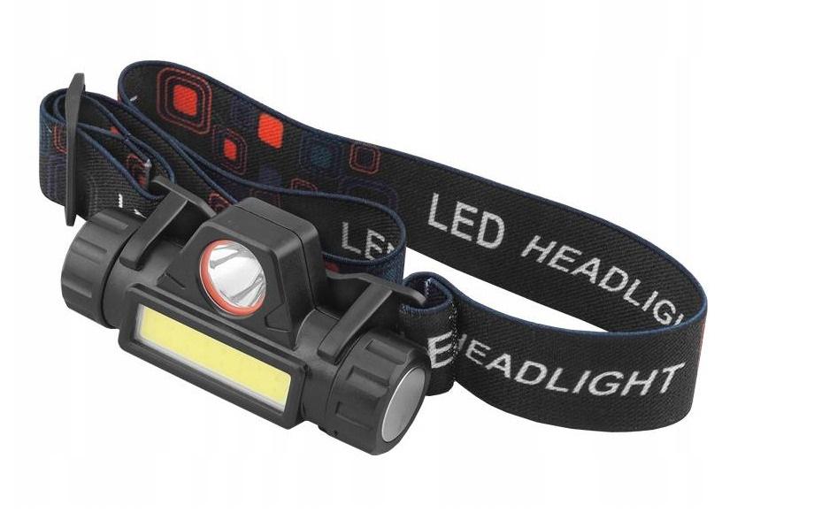 Фонарь налобный HeadLight аккумуляторный с магнитом и microUSB (85ef62d6)