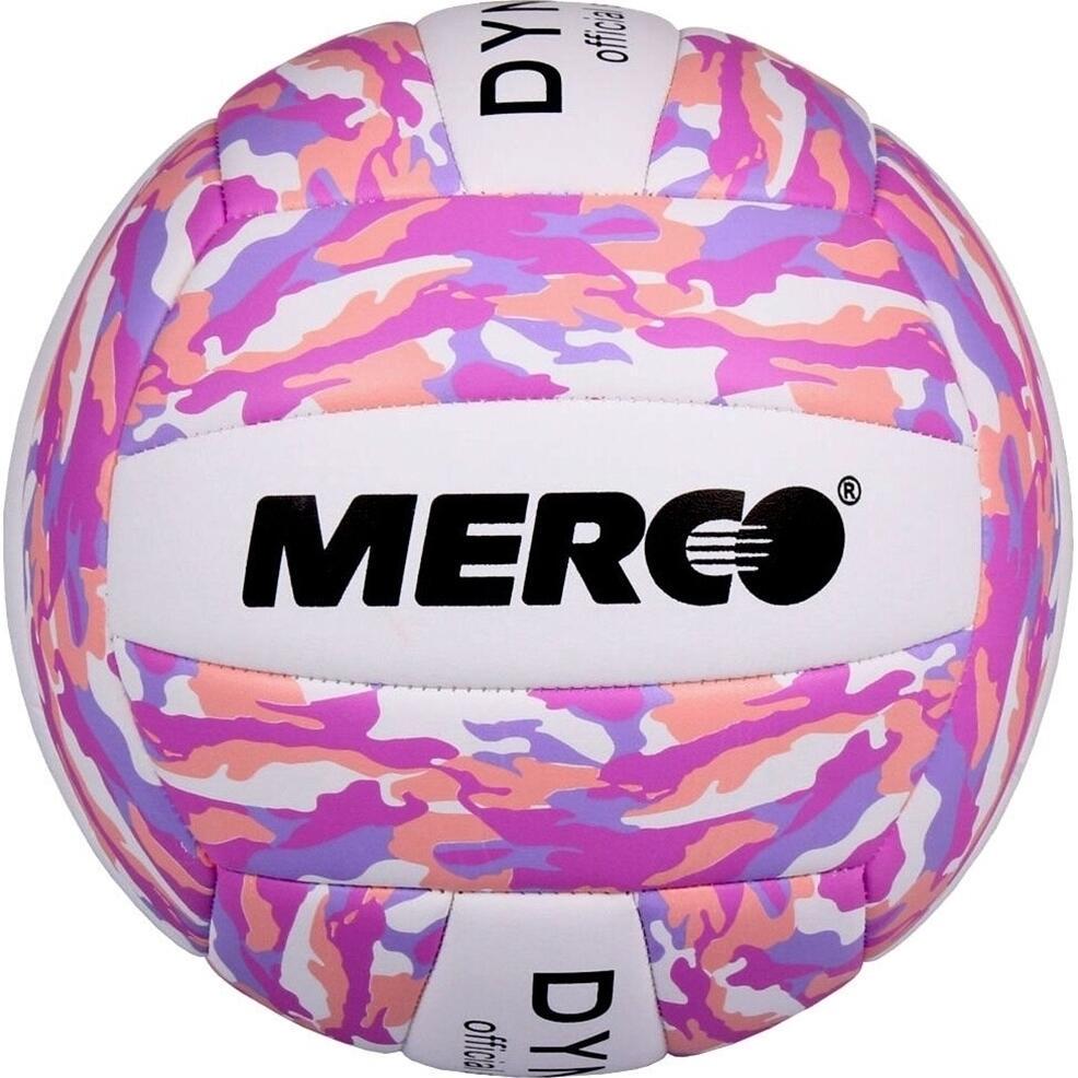 Волейбольный мяч Merco DYNAMIC р. 5 Розово-кораллово-фиолетово-белый (ID36934)
