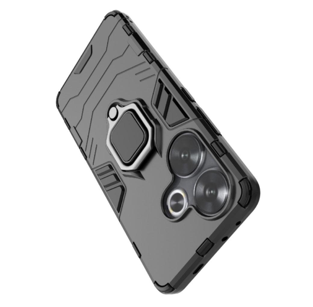 Чохол бампер Primolux Ring Armor для Xiaomi Redmi Turbo 3 / Poco F6 - Black - фото 3 Чохол бампер Primolux Ring Armor для Xiaomi Redmi Turbo 3 / Poco F6 - Black - фото 3