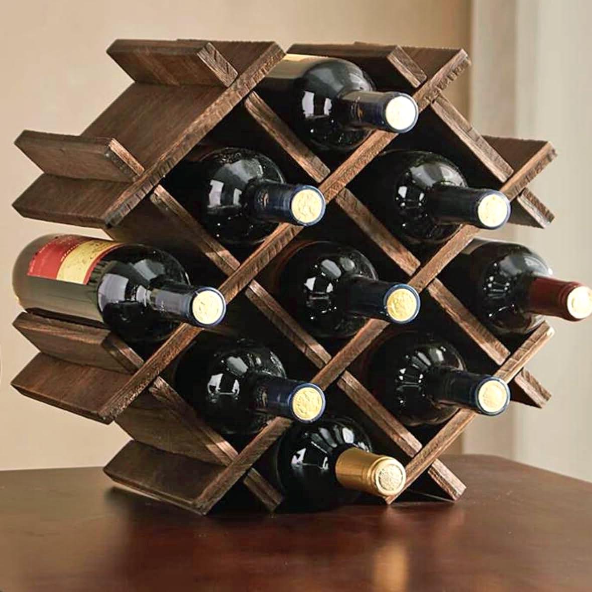 Полка для вина настольная Лежер Капучино (Впс-010609)