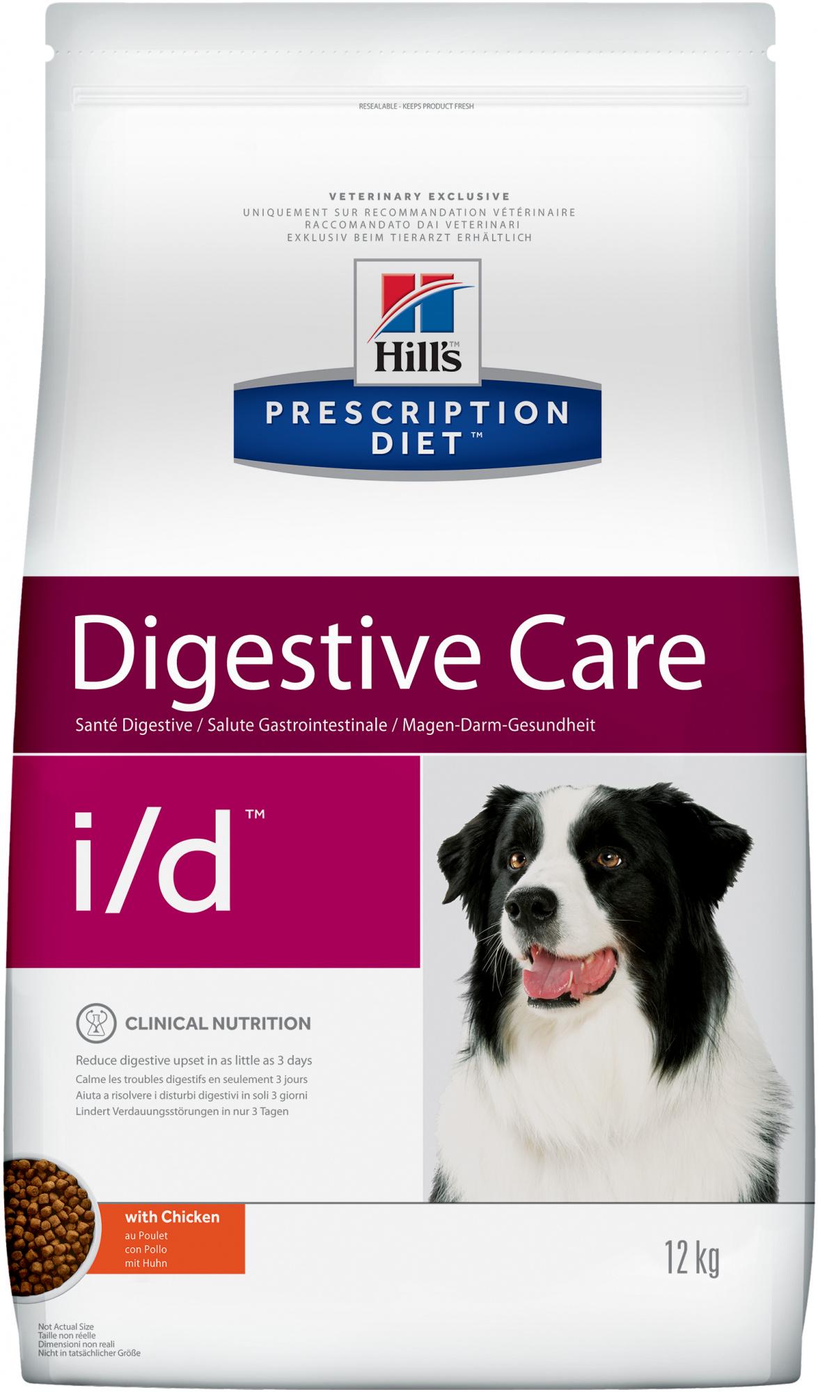Лечебная диета для собак Hill's Prescription Diet I/D Digestive Care панкреатит/восстановление/заболевания ЖКТ 12 кг (28363) - фото 1