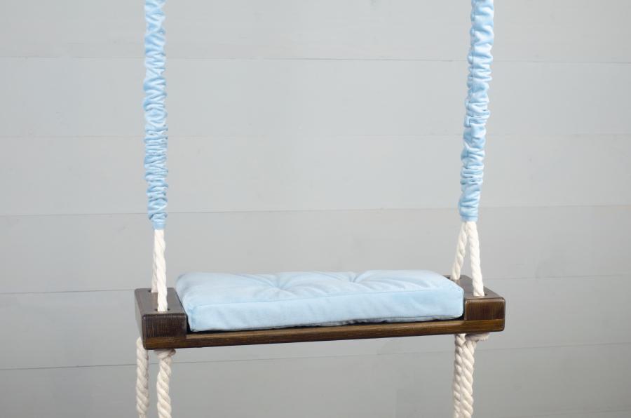 Качели детские внутренние Christyle подушкой 50х20 см Коричневый (15865)