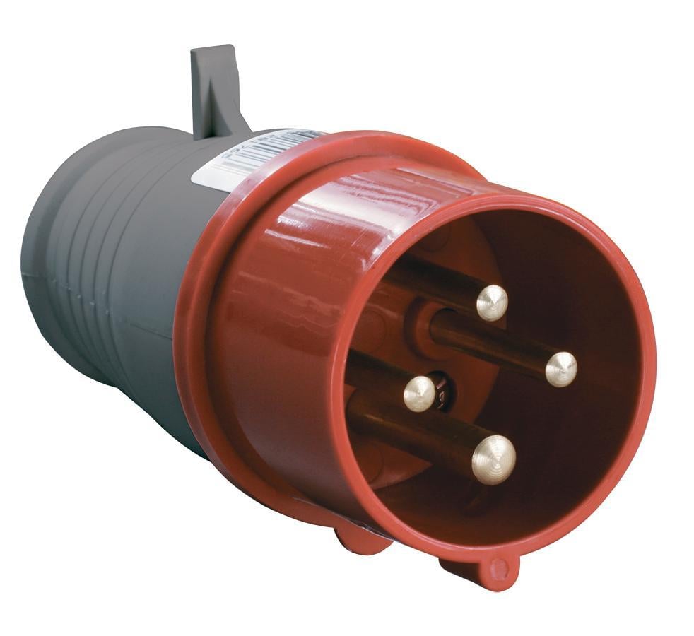 Вилка переносна IEK PSR02-016-4 ССИ-014 3P+РЕ 16А 380-415В IP44 (28731175)